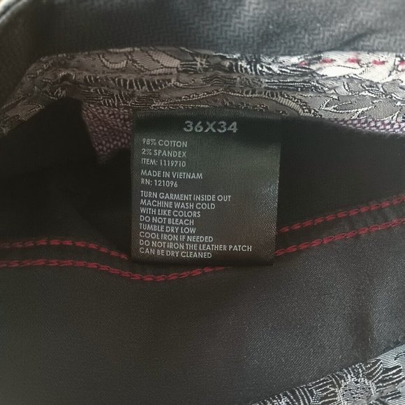 English Laundry Mens 36/33 Soft Twill Charcoal Jeans 5 Pocket Stretch Comfort - Picture 8 of 8